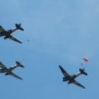 Douglas C-47A Skytrains & The Red Devils Parachute Display Team
